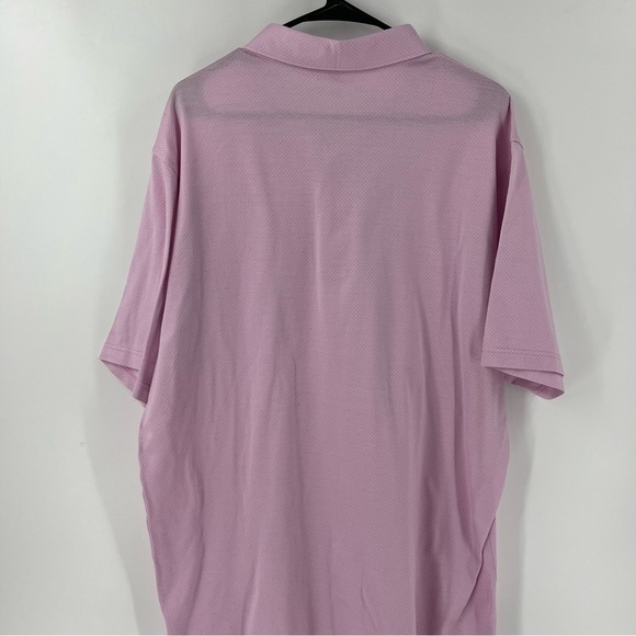 Peter MIllar XL Pink Short Sleeve Golf Polo - Picture 3 of 6